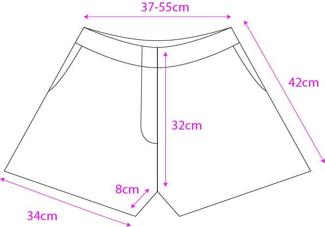 Lucy Sparks Multi-Colour Stripe Cotton Shorts
