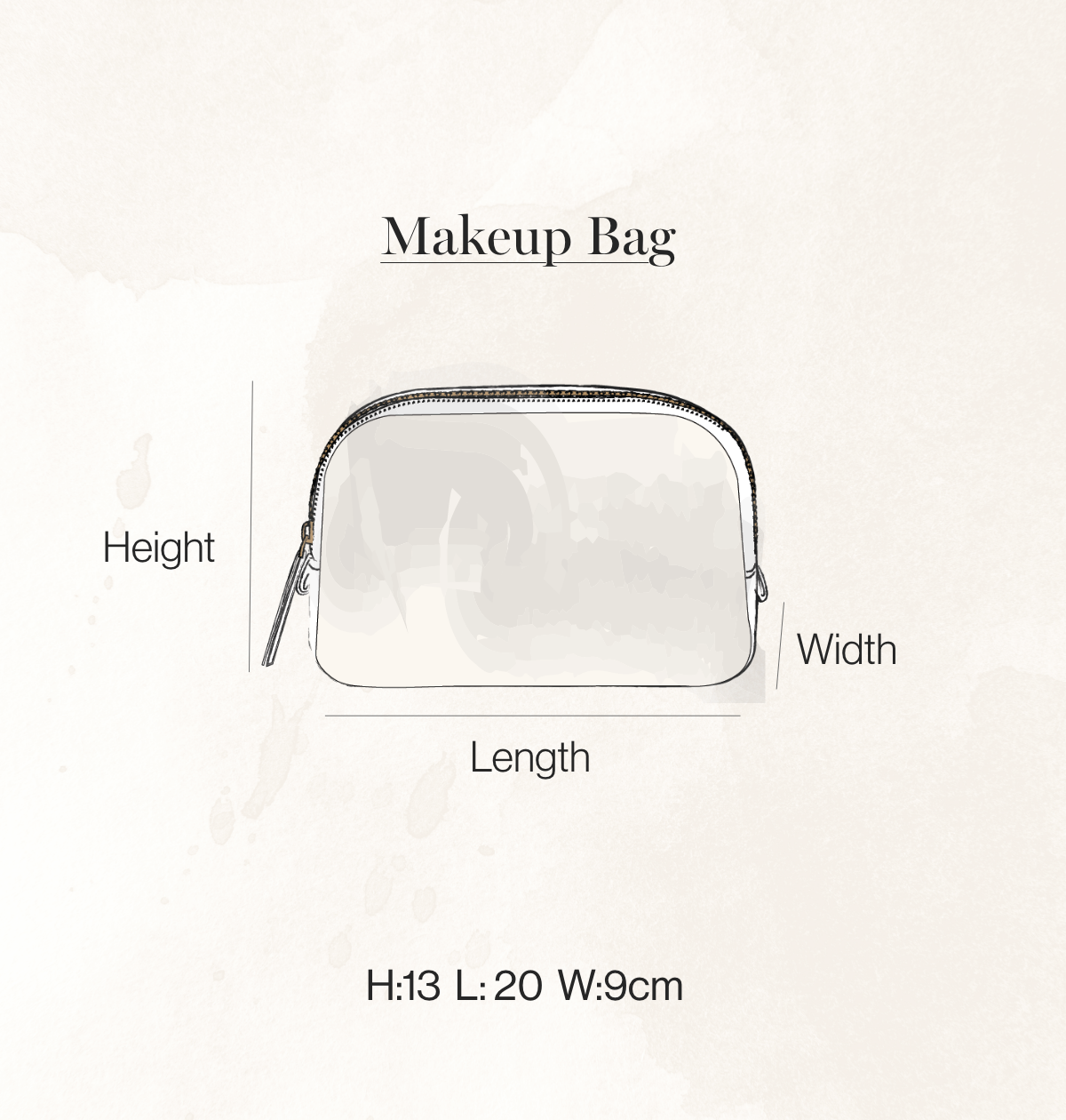 Elizabeth Scarlett Ltd - Sacred Heart Makeup Bag