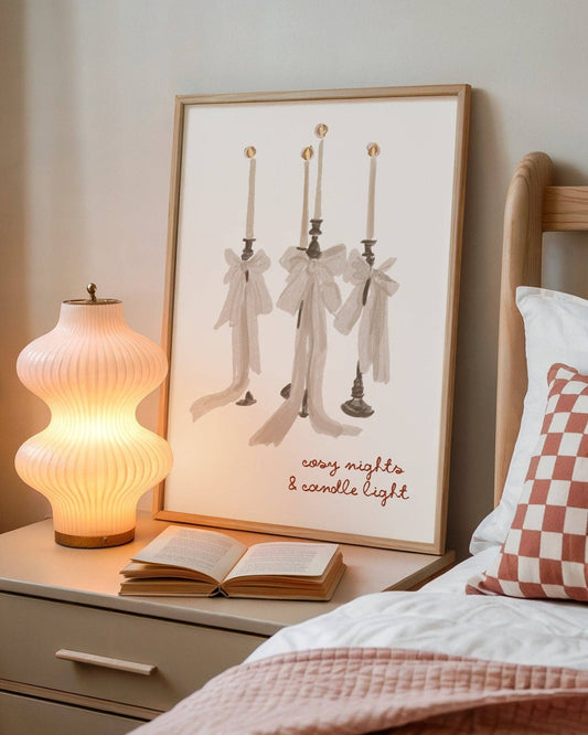 Moonshine Prints - Cosy Nights & Candle Light Autumn Print