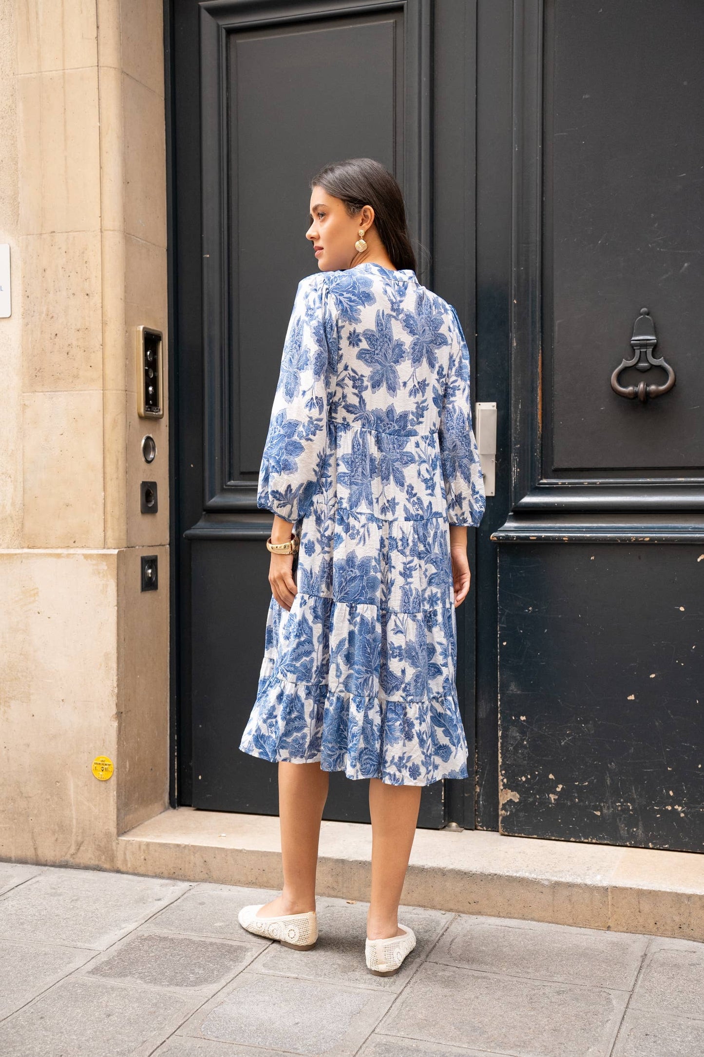 CHOKLATE PARIS Sienna shirt dress midi length
