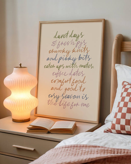 Moonshine Prints - Autumn Manifesto Print