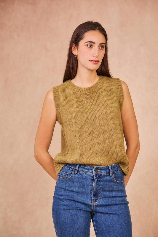 Calie Paris - MEREDITH Sleeveless Knit Top