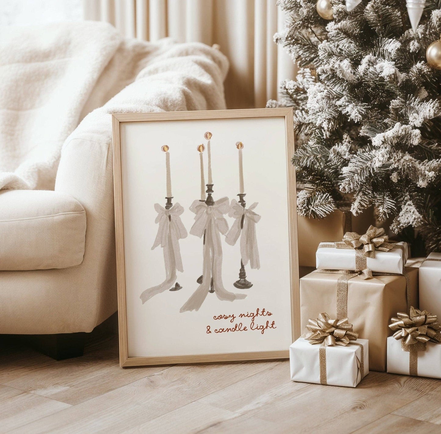 Moonshine Prints - Cosy Nights & Candle Light Autumn Print
