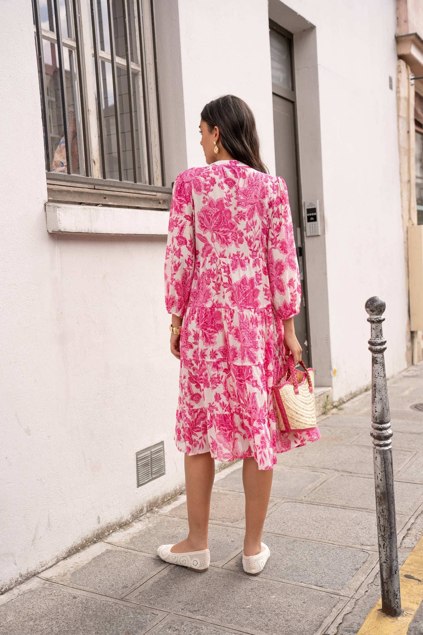 CHOKLATE PARIS Sienna shirt dress midi length