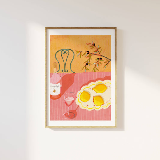 Amelia Jayne Art - Olive Branches & Rosé Dances