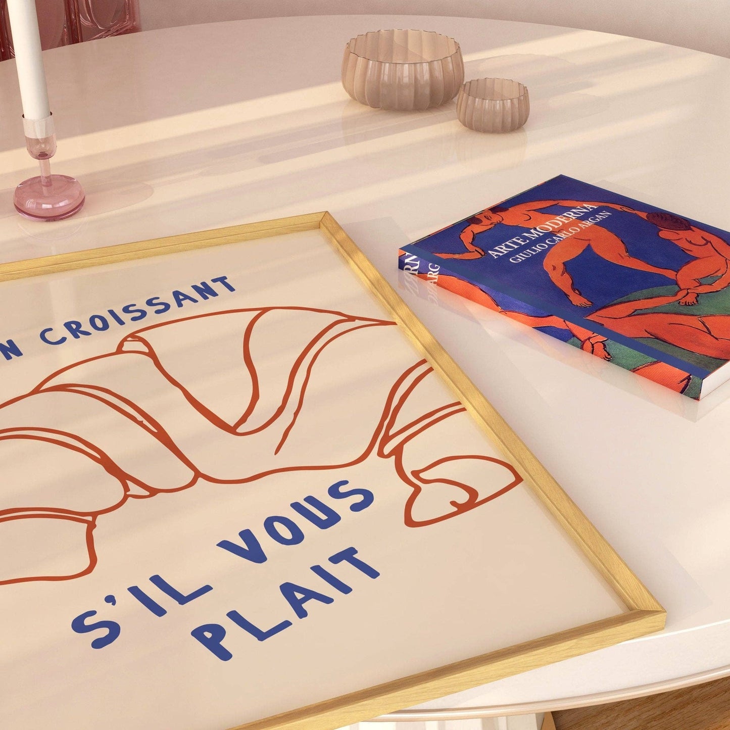 Moonshine Prints - Croissant Kitchen Print