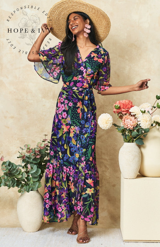 Hope & Ivy The Nesta 100% Recycled Dress