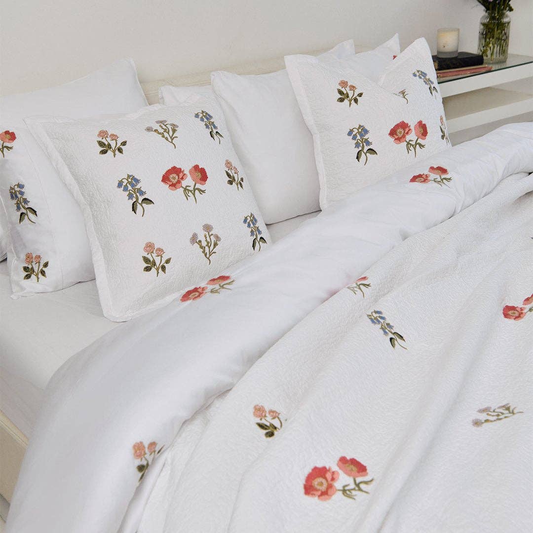 Elizabeth Scarlett Ltd - British Blooms Bedding Cushion Cover