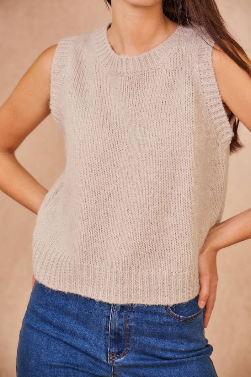 Calie Paris - MEREDITH Sleeveless Knit Top