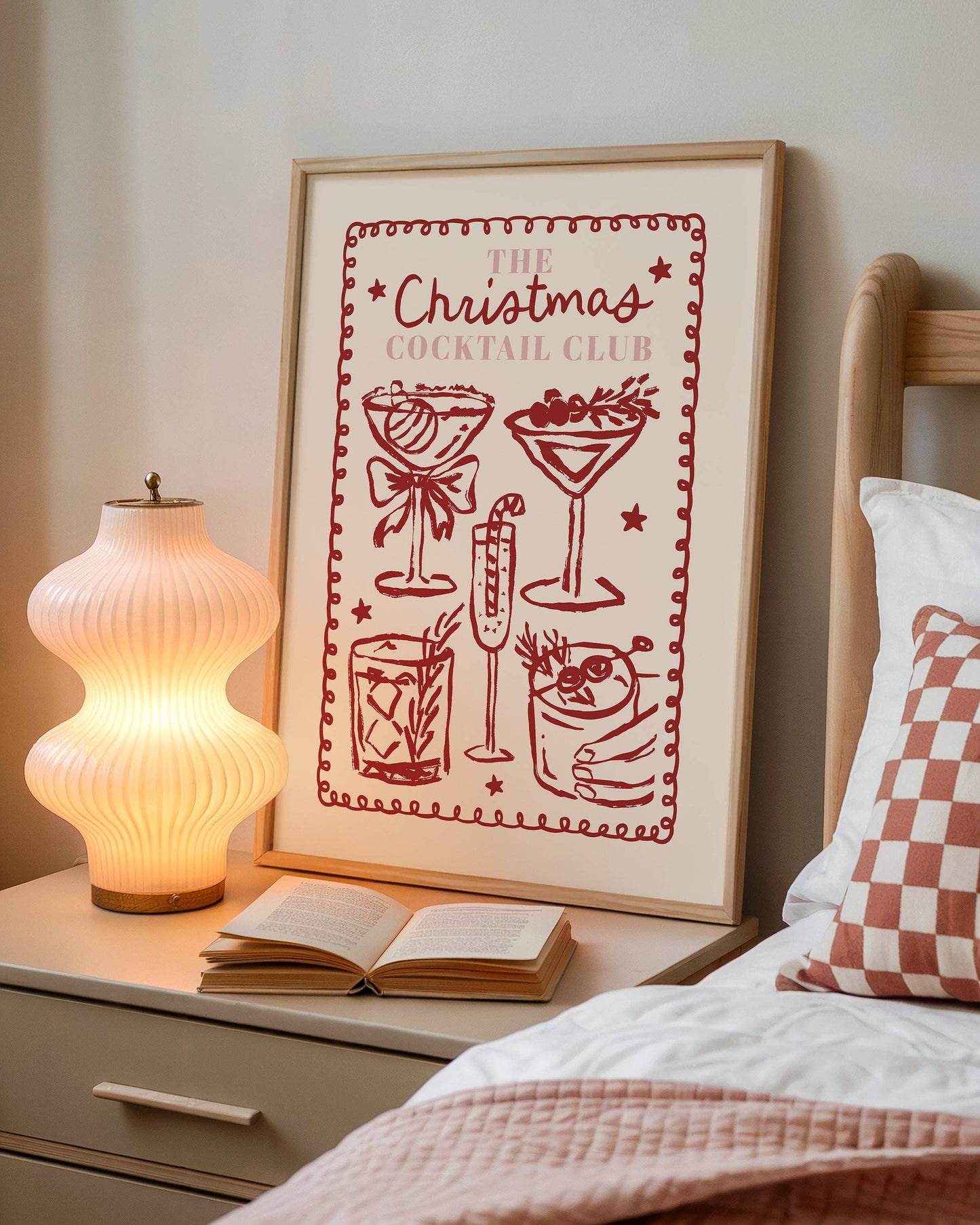 Moonshine Prints - The Christmas Cocktail Club Print