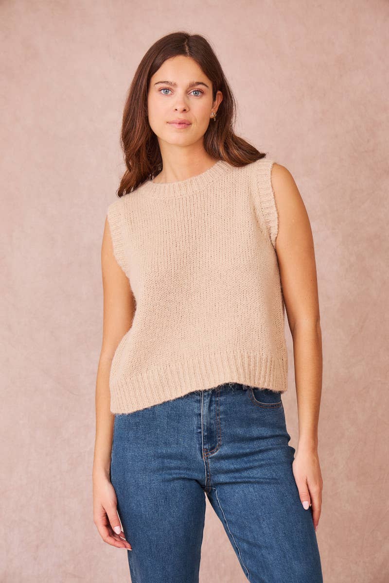 Calie Paris - MEREDITH Sleeveless Knit Top