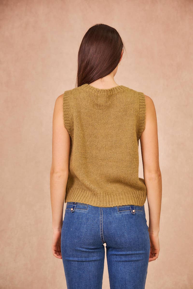 Calie Paris - MEREDITH Sleeveless Knit Top