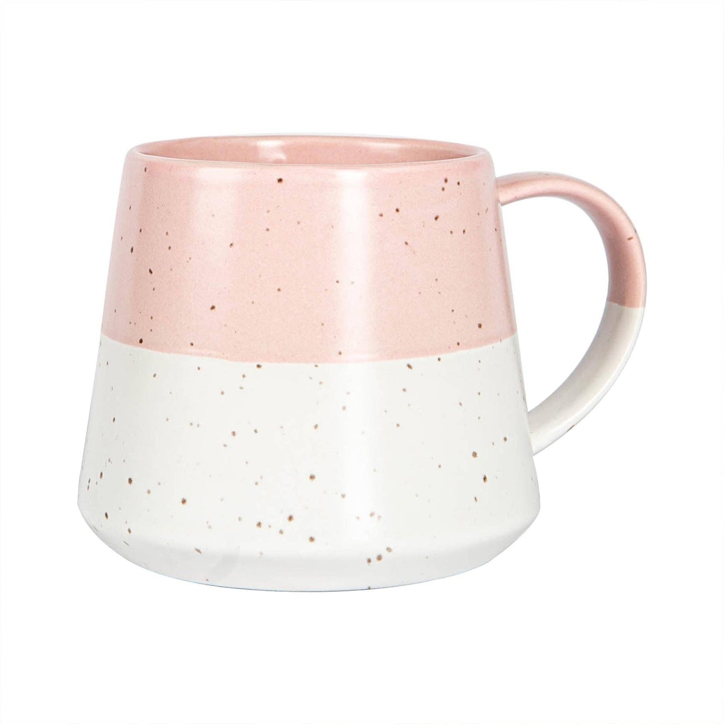 Ceramic Dipped  Coffee Mug  370ml Dusty Pink