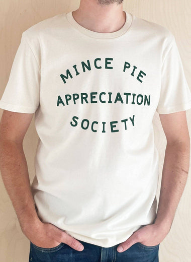 Mince Pie Appreciation Society Unisex T-Shirt - Natural
