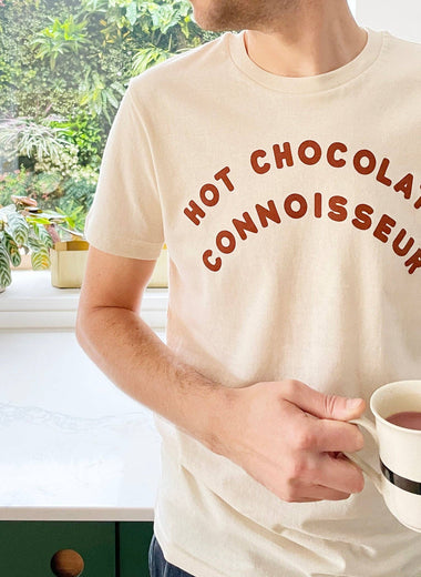 Hot Chocolate Connoisseur Organic Fleck Unisex T-shirt