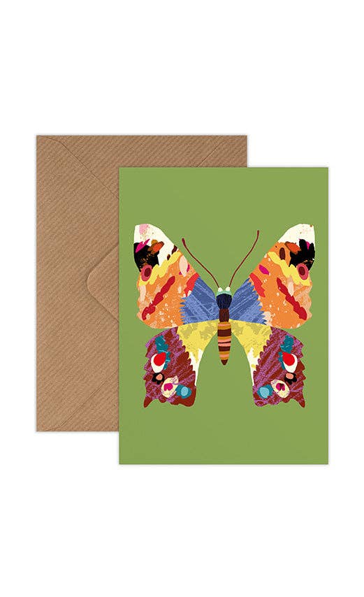 Butterfly Mini Greetings Card - Wholesale bundle of 6