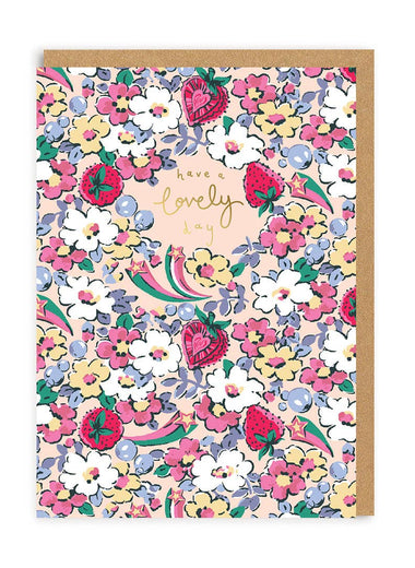 Have a Lovely Day Self Care Ditsy Cath Kidston Greeting Card