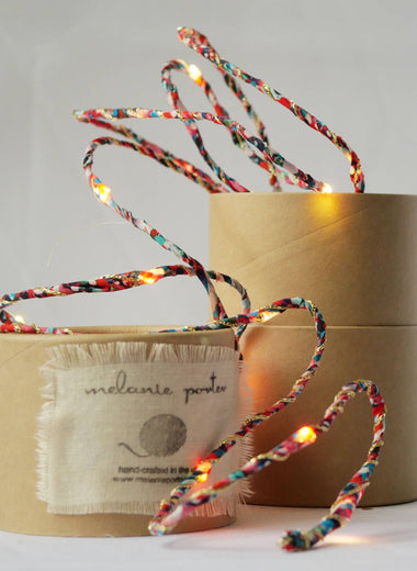 Melanie Porter Liberty Print Fairy Light String: Reflections Red