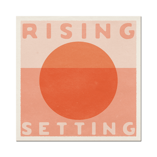 Cai & Jo Rising Setting Print